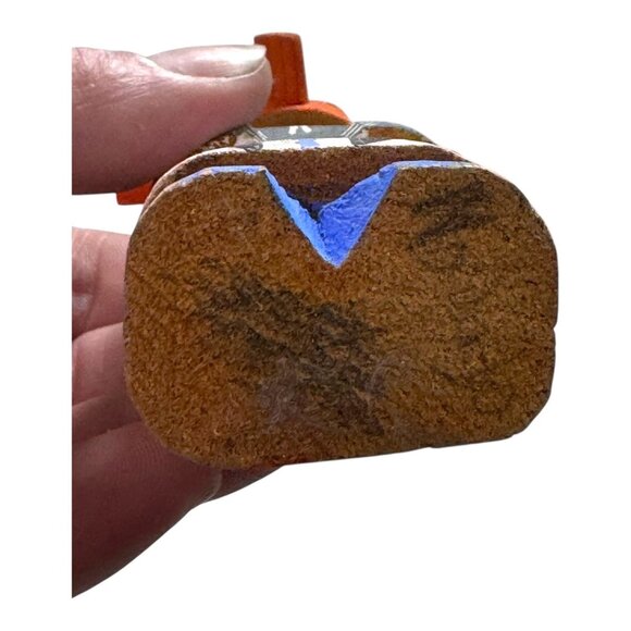 Miniature 4" Signed Kachina Wood Doll Hopi With Necklace Paul Route 50 Style - Picture 2 of 6